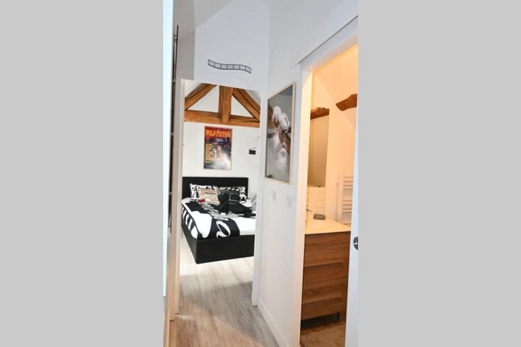 Cinema Appartement 10Mn Aeroport Roissy Cdg Villeneuve-sous-Dammartin Luaran gambar