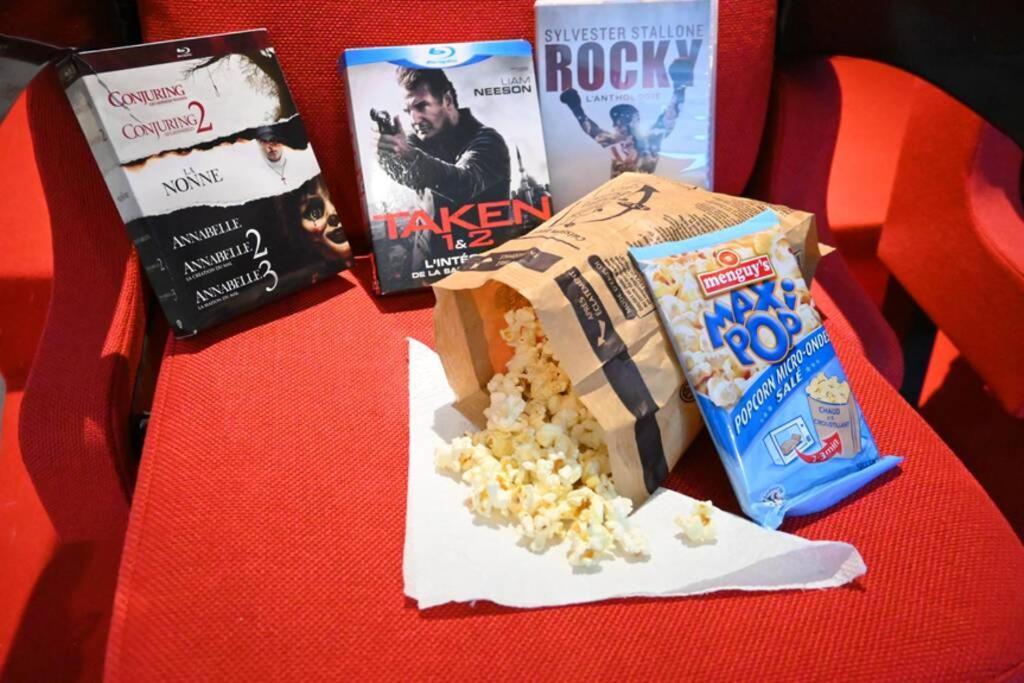 Cinema Appartement 10Mn Aeroport Roissy Cdg Villeneuve-sous-Dammartin Luaran gambar